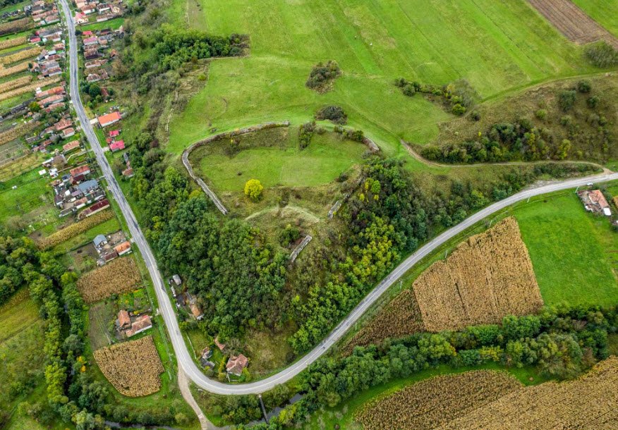 Medieval Fortress Dăbâca, Dăbâca, Romania, Romania